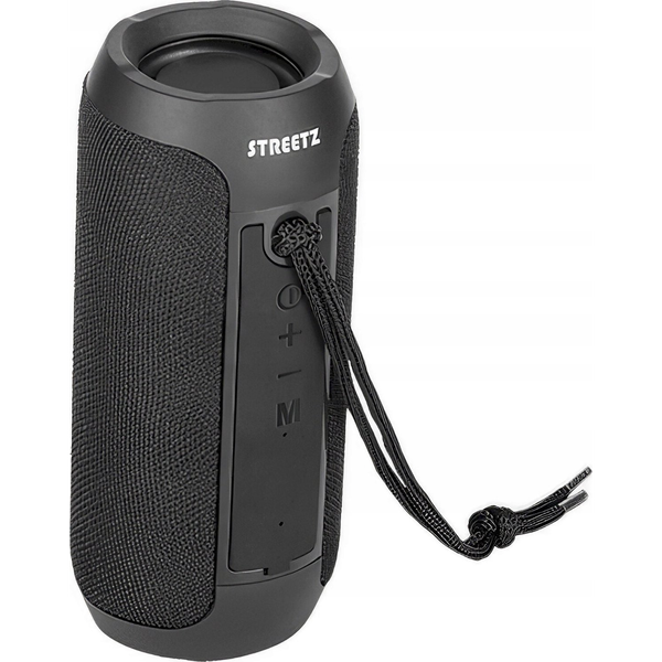 Głośnik Streetz Streetz Nešiojama kolonėlė Bluetooth, 2x5W, AUX, micro SD lizdas, juoda / S250-BLK / 6612033