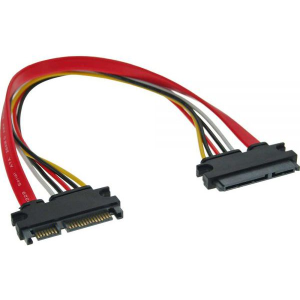 InLine 29652A SATA-kabel 0,3 m Flerfarvet