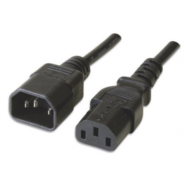 Techly C13/C14, 3m Черен 3 м C13 разклонител C14 разклонител
