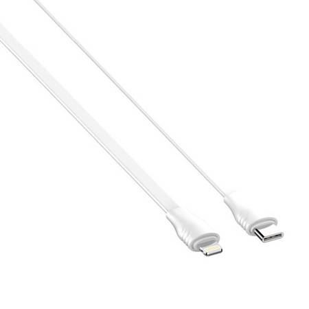 LDNIO LC131-C USB-C -Lightning кабел 30W 1m бял (5905316142961) (LC131-I Type-C към Li)
