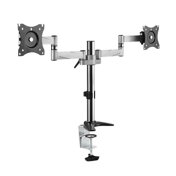 Desk Mount Dual LogiLink 13"-27" <8kg Aluminium