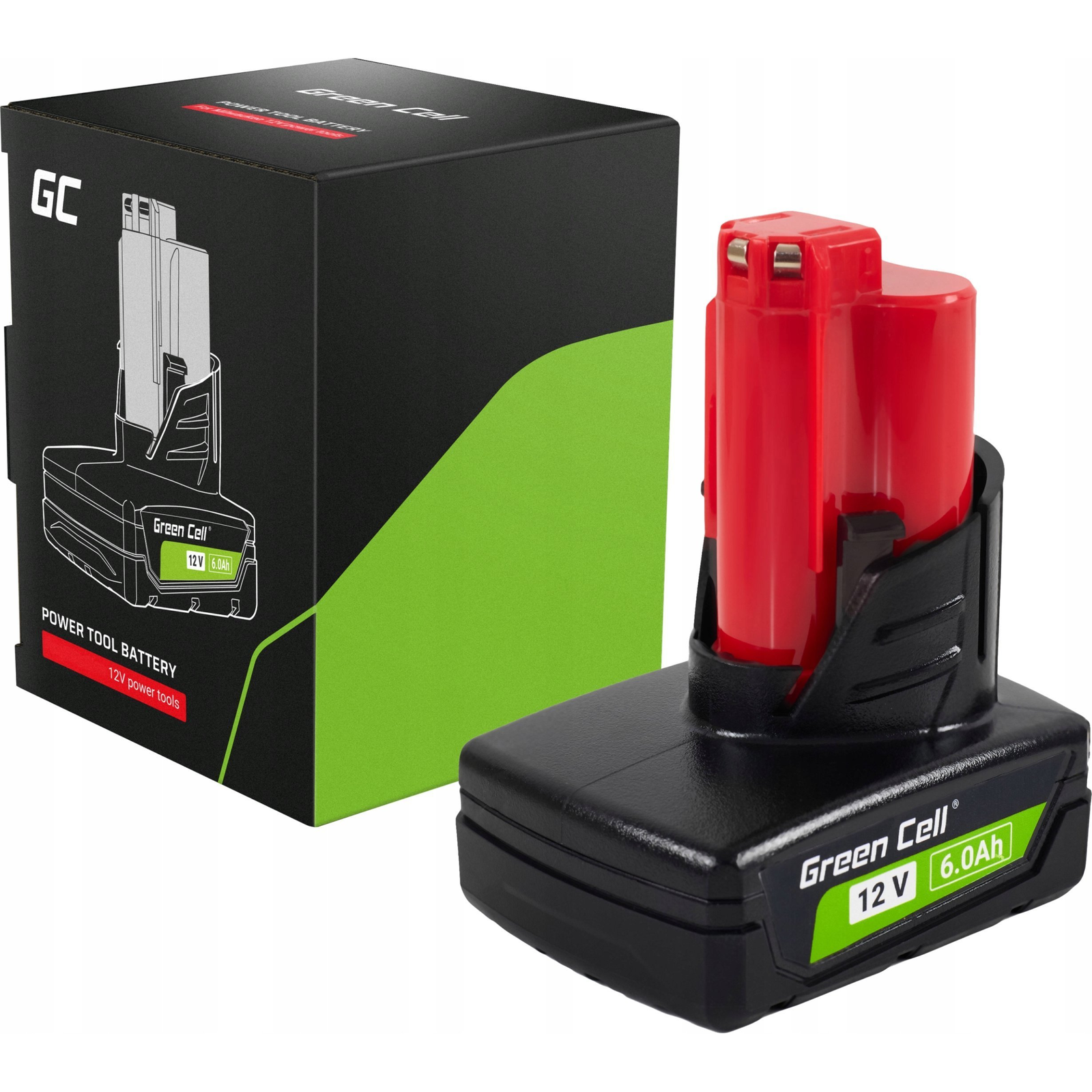 Green Cell GC-PTML12V6 B6 4932451395 Szerszám akku 12 V 6 Ah Lítiumion (PTML12V6)