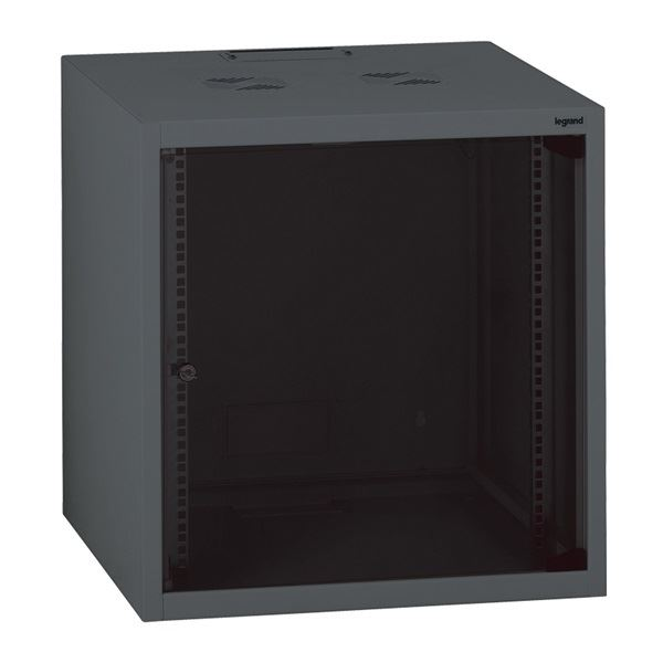 Legrand Linkeo 15U 19" fali Rack szekrény 600x600mm antracitszürke (646213) (646213)