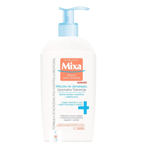 Mixa Mleczko do demakijażu twarzy kojące 200ml