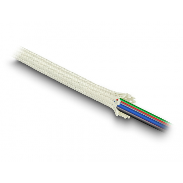 Delock Fonott öv nomex szálakból 2 m x 25 mm fehér