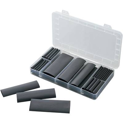 Zsugorcső 4:1 fekete, Tru Components 1566430 (1566430)