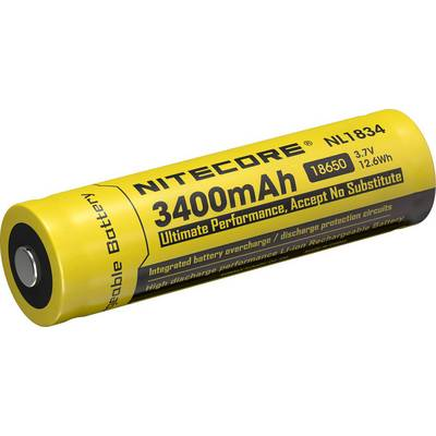 NiteCore NL1834 Speciális akku 18650 Lítiumion 3.7 V 3400 mAh (NL1834)