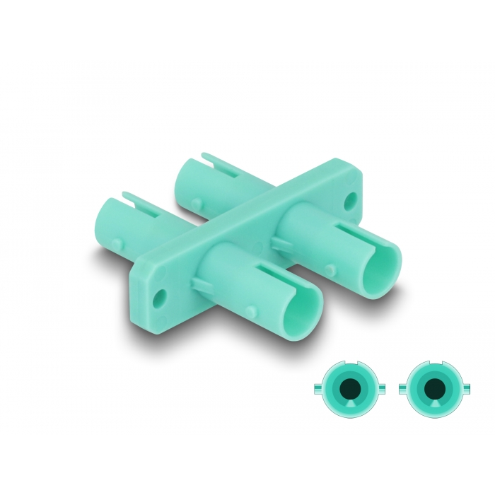 Delock Optikai szál párosító ST Duplex anya - ST Duplex anya vízszínű (87936) (87936)