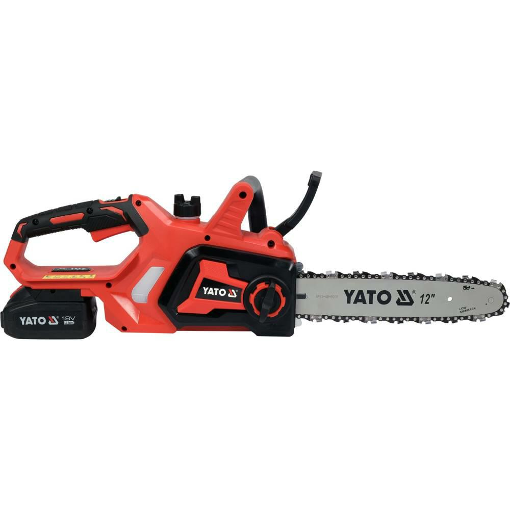 Yato YT-828137 Akkumulátoros Láncfűrész - 305 mm, 18 V (1 X 4,0 Ah Akkumulátor + Töltő) (YT-828137)