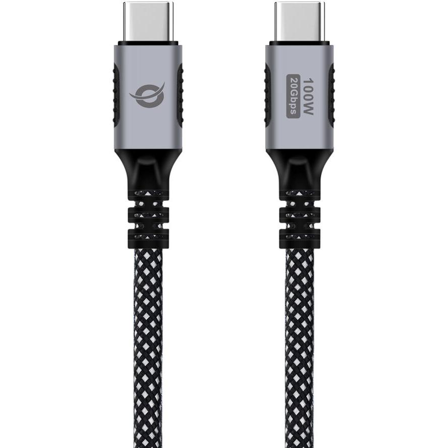 Conceptronic ETTA07B12 USB kábel USB 3.2 Gen 2x2 1,2 M USB C Fekete (ETTA07B12)