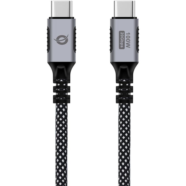Conceptronic ETTA07B12 USB-kabel USB 3.2 Gen 2x2 1,2 m USB C Sort