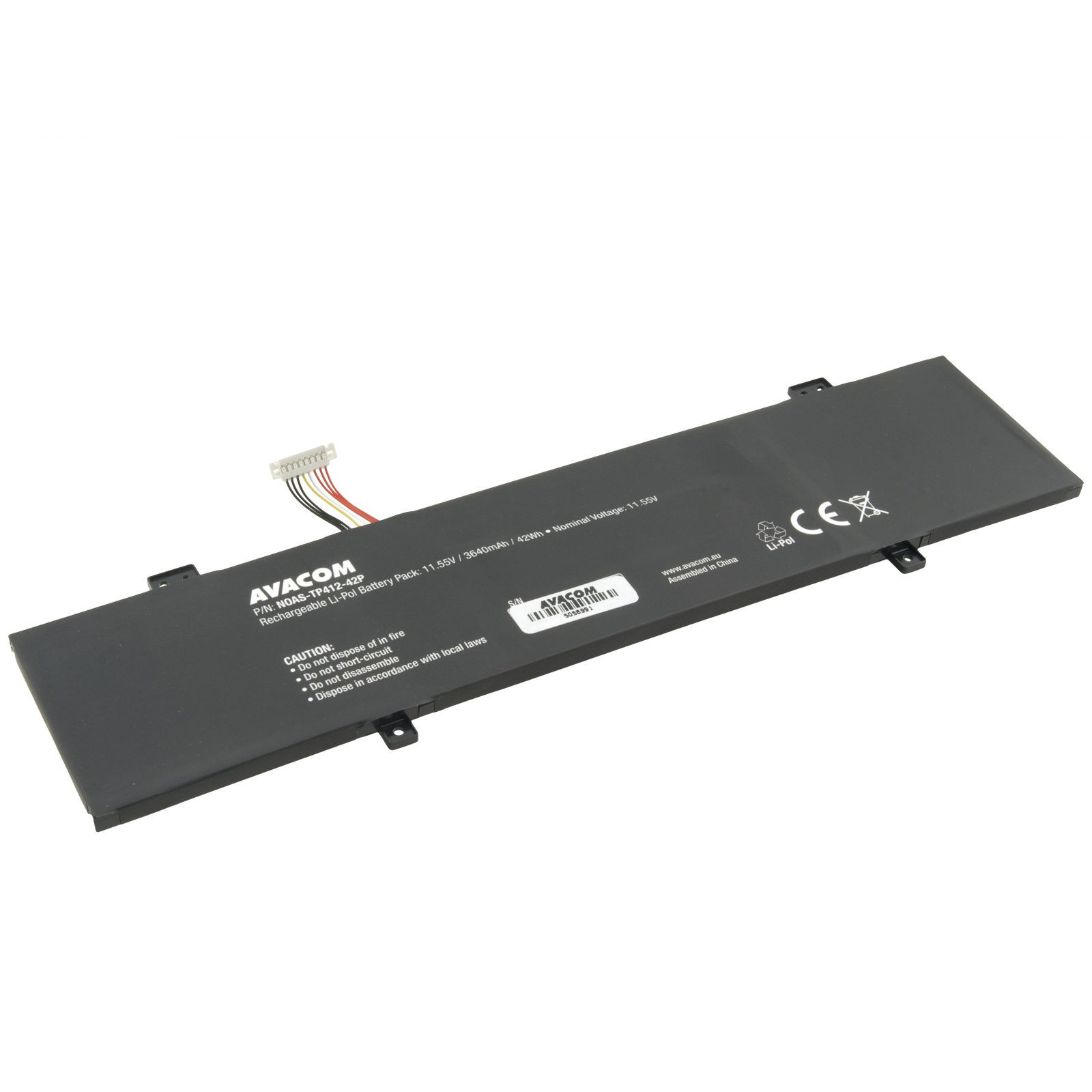 Avacom Asus VivoBook Flip TP412 Li-Pol 11,55V 3640mAh 42Wh (NOAS-TP412-42P)