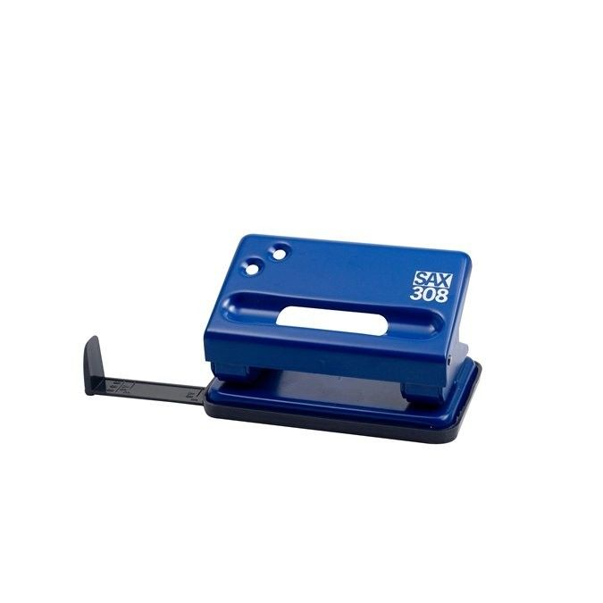 Sax 308 Kétlyukú 15 lap kapacitású lyukasztó - Kék (7310006003)