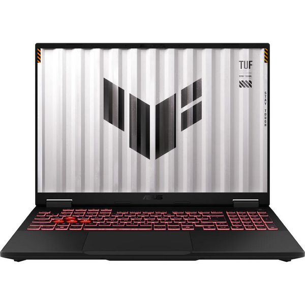 ASUS TUF Gaming A16 FA608UM-QT013W AMD Ryzen™ 7 260 Knyginis kompiuteris 40,6 cm (16") WQXGA 32 GB DDR5-SDRAM 1 TB SSD NVIDIA GeForce RTX 5060 Wi-Fi 6E (802.11ax) Windows 11 Home Vokiečių Juoda, Pilka