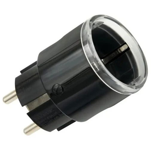 Shelly Plug S Gen3 fogyasztásméréssel, WiFi, fekete (SHELLY-GEN3-PLUG-B)