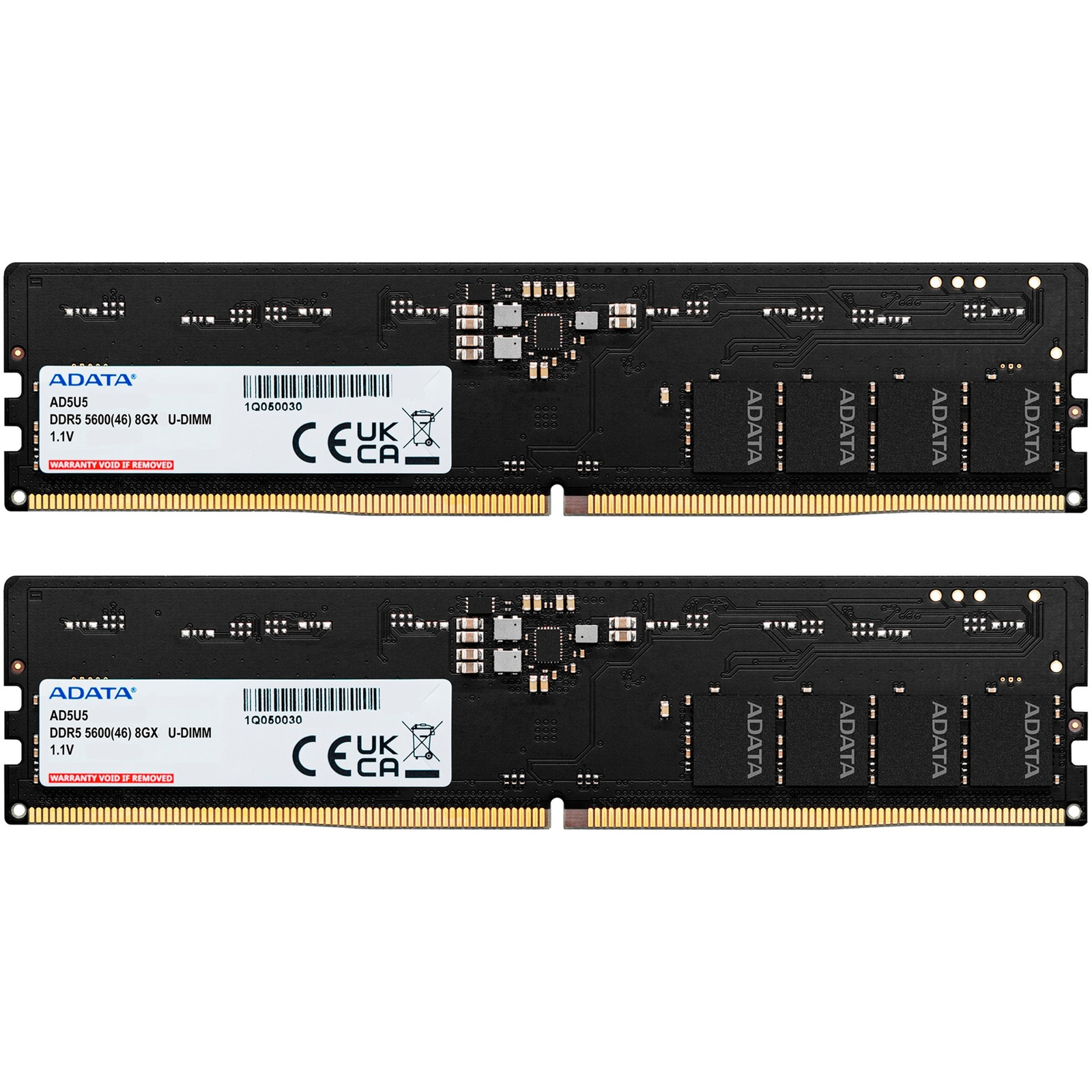 RAM памет ADATA AD5U56008G-DT, 16 GB (2 × 8 GB), DDR5