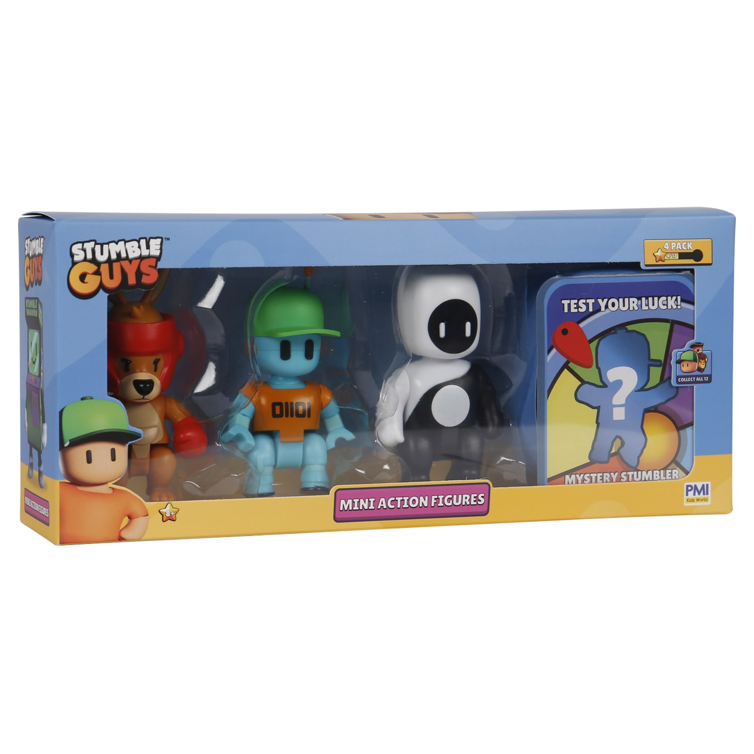 P.M.I. Stumble Guys S2 4 darabos gyűjthető mini figura szett - C Verzió (SG3204C)