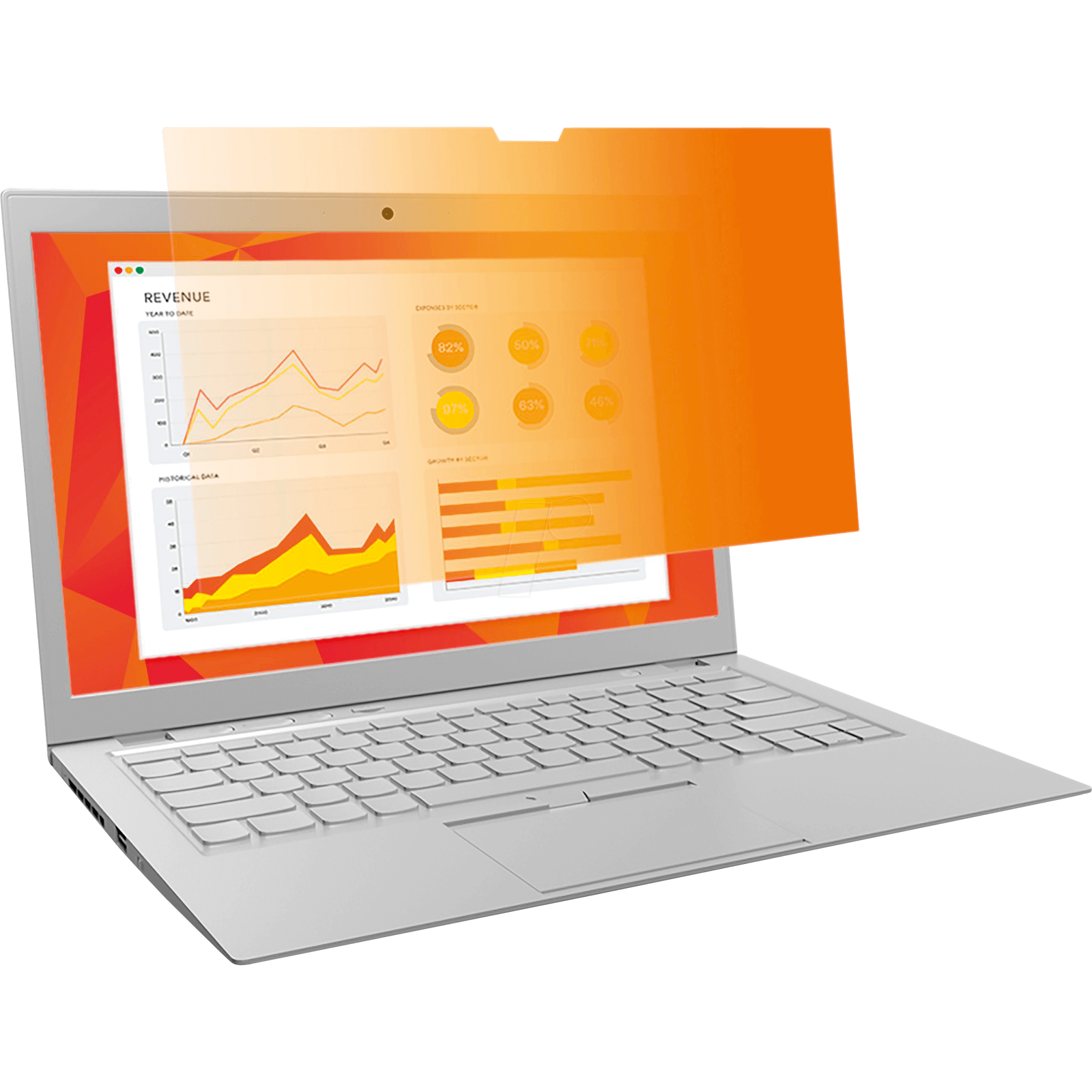 3M 7100168686 betekintésvédelmi szűrő Keret nélküli betekintésvédő fólia 39,1 cm (15.4