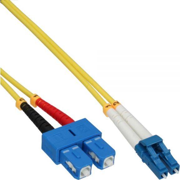 InLine 88656 InfiniBand og fiberoptisk kabel 5 m 2x LC 2x SC Gul