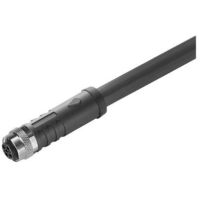 Weidmüller 2050160250 Érzékelő-/működtető összekötő, konfekcionált M12 2.50 m Pólusszám: 4 1 db (2050160250)