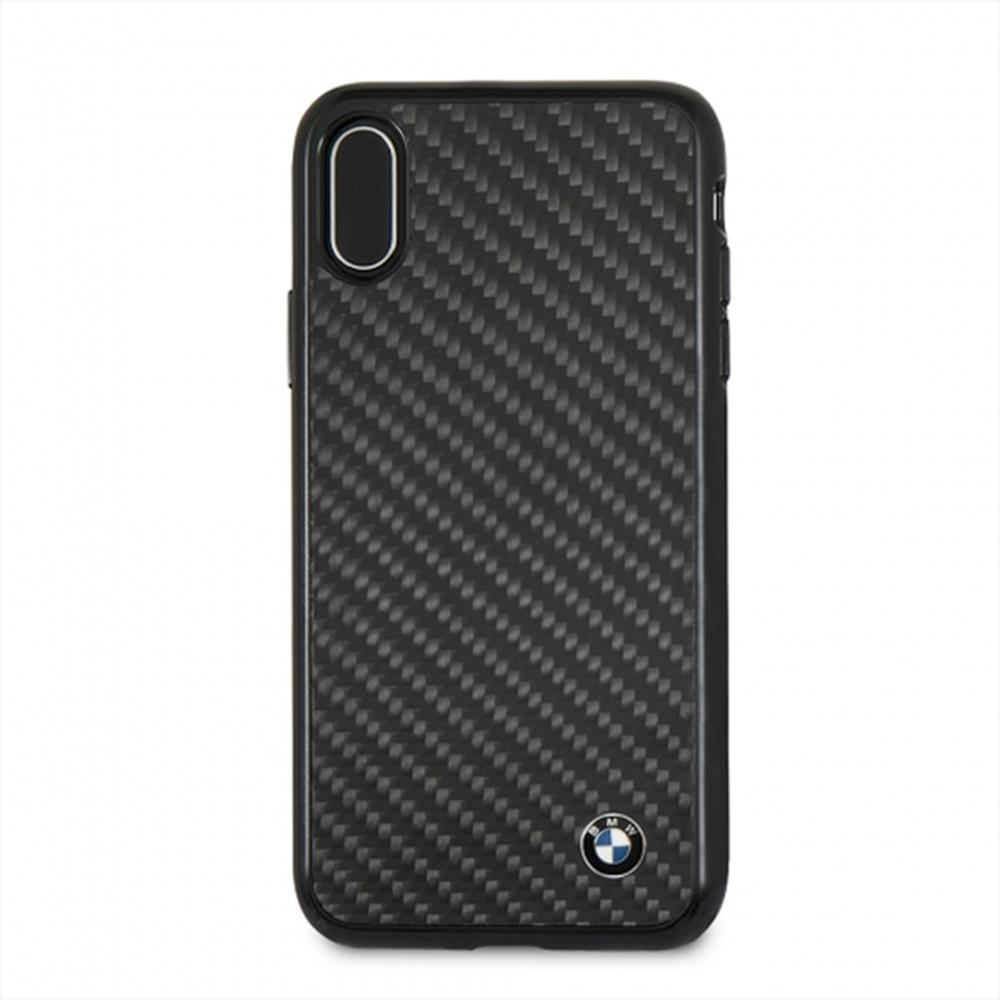 BMW Carbon Hardcase Apple iPhone X Tok - Fekete (BMHCPXMBC)