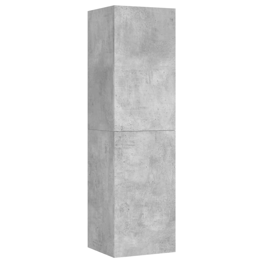 betonszürke forgácslap TV-szekrény 30,5 x 30 x 110 cm (803370)