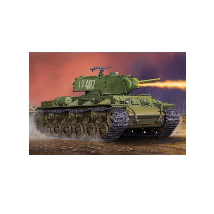 Trumpeter KV-8S Weldet Turret harckocsi műanyag makett (1:35) (MTR-01568)