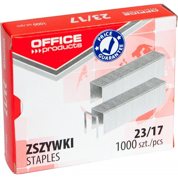 Office Products Zszywki 23/17 1000 sztuk