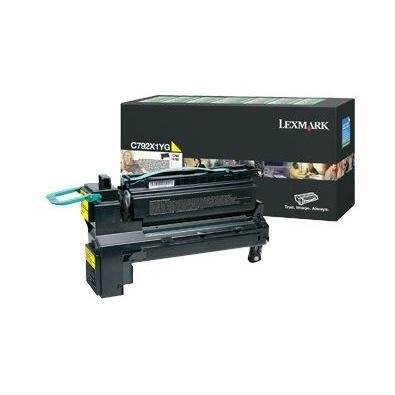 Lexmark C792X1YG tonerová náplň 1 kusů Originální Žlutá