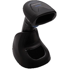 Баркод четец Datalogic QBT2500, 2D, USB, BT, основа, черен