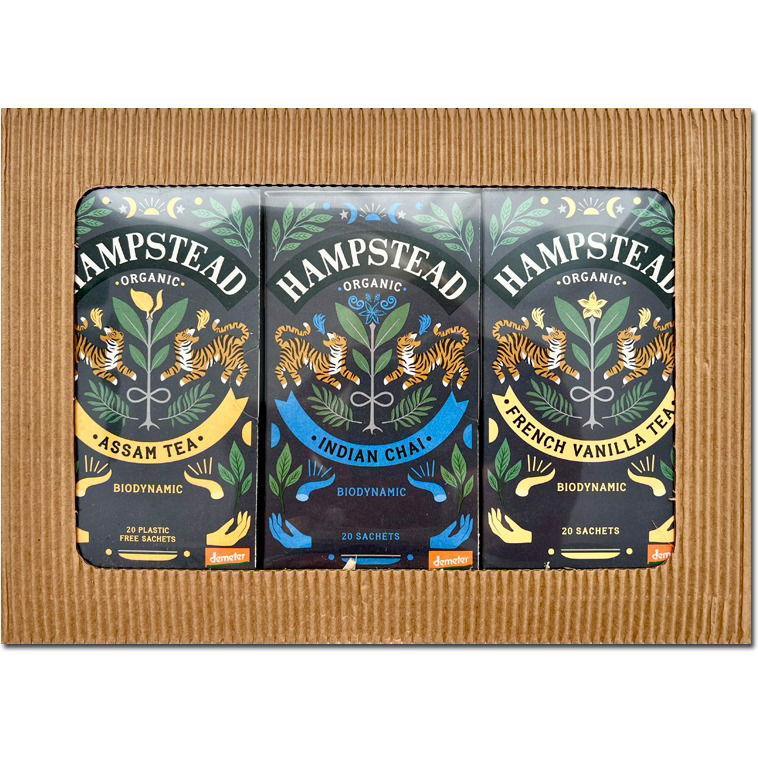 Hampstead Tea BIO Special Ajándékcsomag - fekete teák 3 × 20 db (1234567000098)