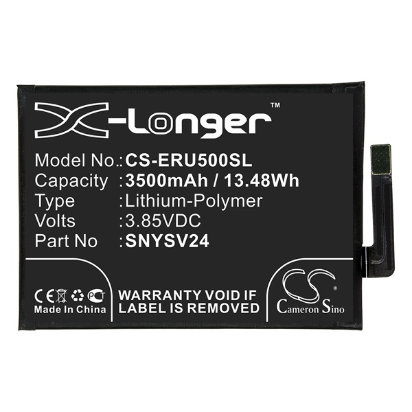 Cameron Sino Li-Polymer akku (3.85V/3500mAh, Sony SNYSV24 kompatibilis) FEKETE Sony Xperia 10 II (XQ-AU5) (CS-ERU500SL)