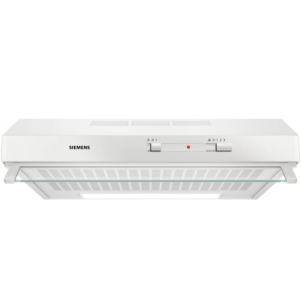 Siemens iQ100 LU62LFA21 konyhai szagelszívó Aláépített Fehér 250 m³/h D