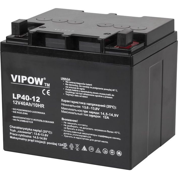 Vipow Akumulator 12 V / 40 Ah (BAT0222)