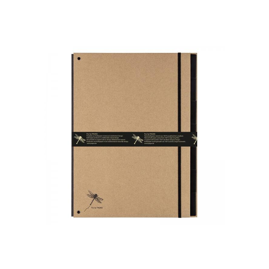 Pagna Pur A4 7rekeszes natúr előrendező (44007-11)