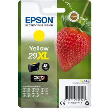 Epson Strawberry C13T29944012 blækpatron 1 stk Original Højt (XL) udbytte Gul