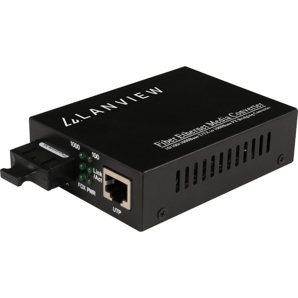 Lanview LVN-MED-SC-1000BASE-X netværksomformer til medie Enkeltilstand