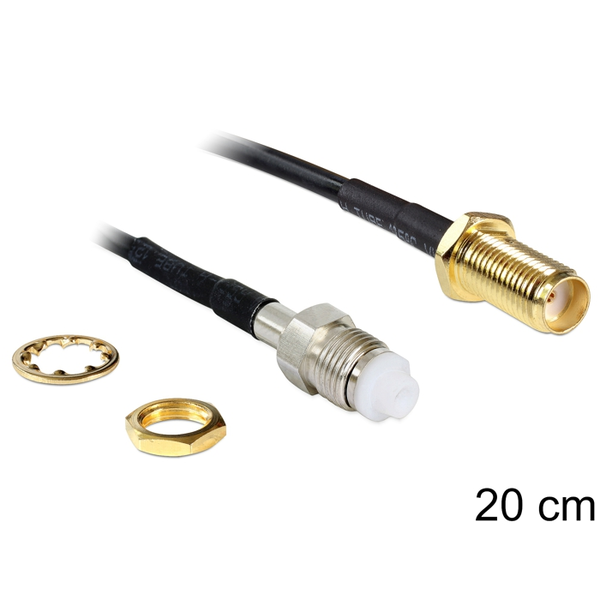 DELOCK HF Kabel SMA -> FME Bu/Bu 0.20m