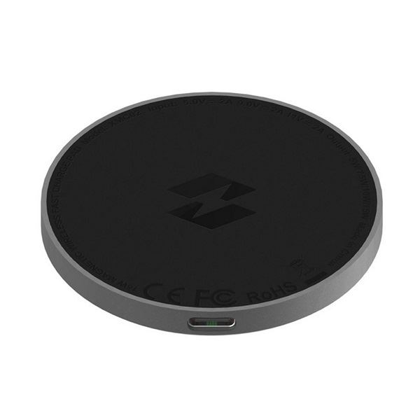 Настолно зарядно устройство Infinix, 15w, безжично, магнитно, светло сиво