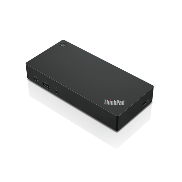 Lenovo 40AS0090EU dockingstation Ledningsført USB 3.2 Gen 1 (3.1 Gen 1) Type-C Sort