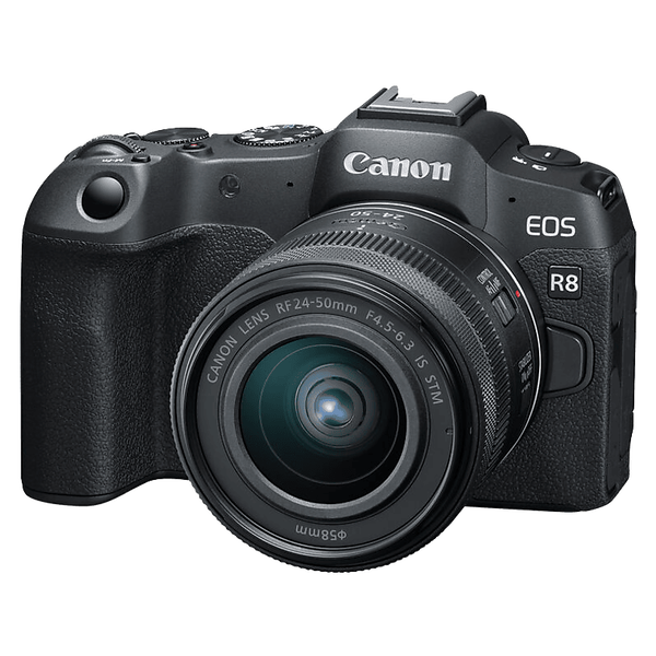 Canon EOS R8 + RF 24-50mm F4.5-6.3 IS STM Kit MILC 24,2 MP CMOS 6000 x 4000 pixel Sort
