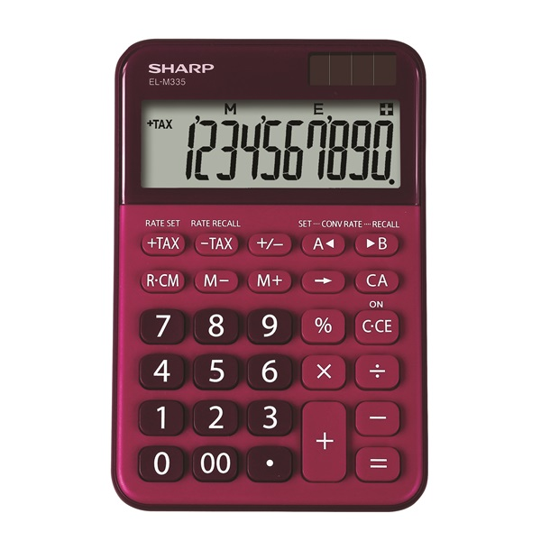 Sharp EL-M335 calculadora Escritorio Calculadora básica Rojo