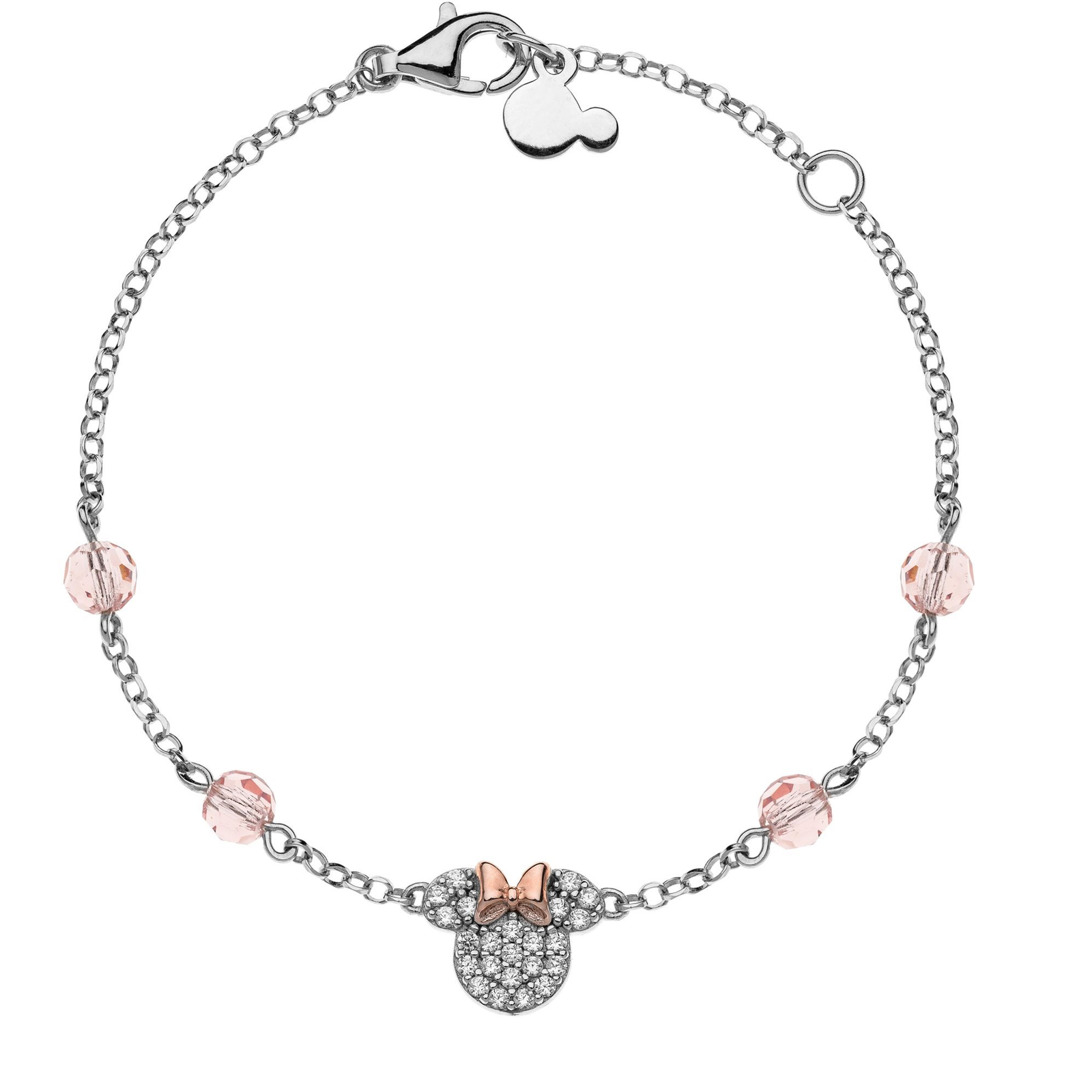 DISNEY Minnie ezüst karkötő BS00010TZWL-55 (Ag 925/1000, 1,84 g) (88774678508)