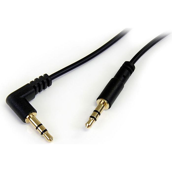 StarTech.com MU1MMSRA audio kabel 0,3 m 3.5mm Zwart
