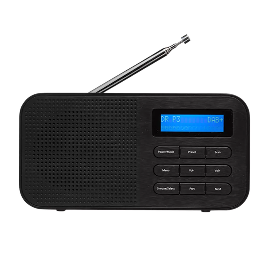 Denver DAB-42 Rádiós ébresztőóra - Fekete (111111000380)