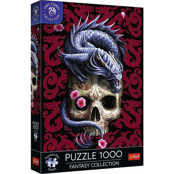 Trefl 1000 db-os Premium Plus Puzzle - Fantasy Collection - Orientalny Smok - Anne Stokes (10901)