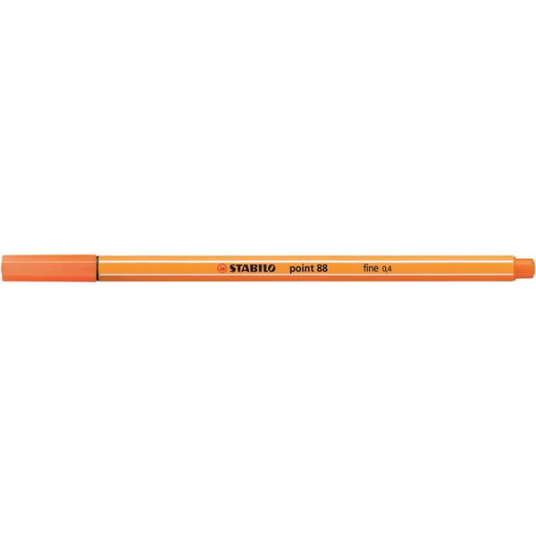 STABILO point 88 fijnschrijver Fijn Oranje 1 stuk(s)