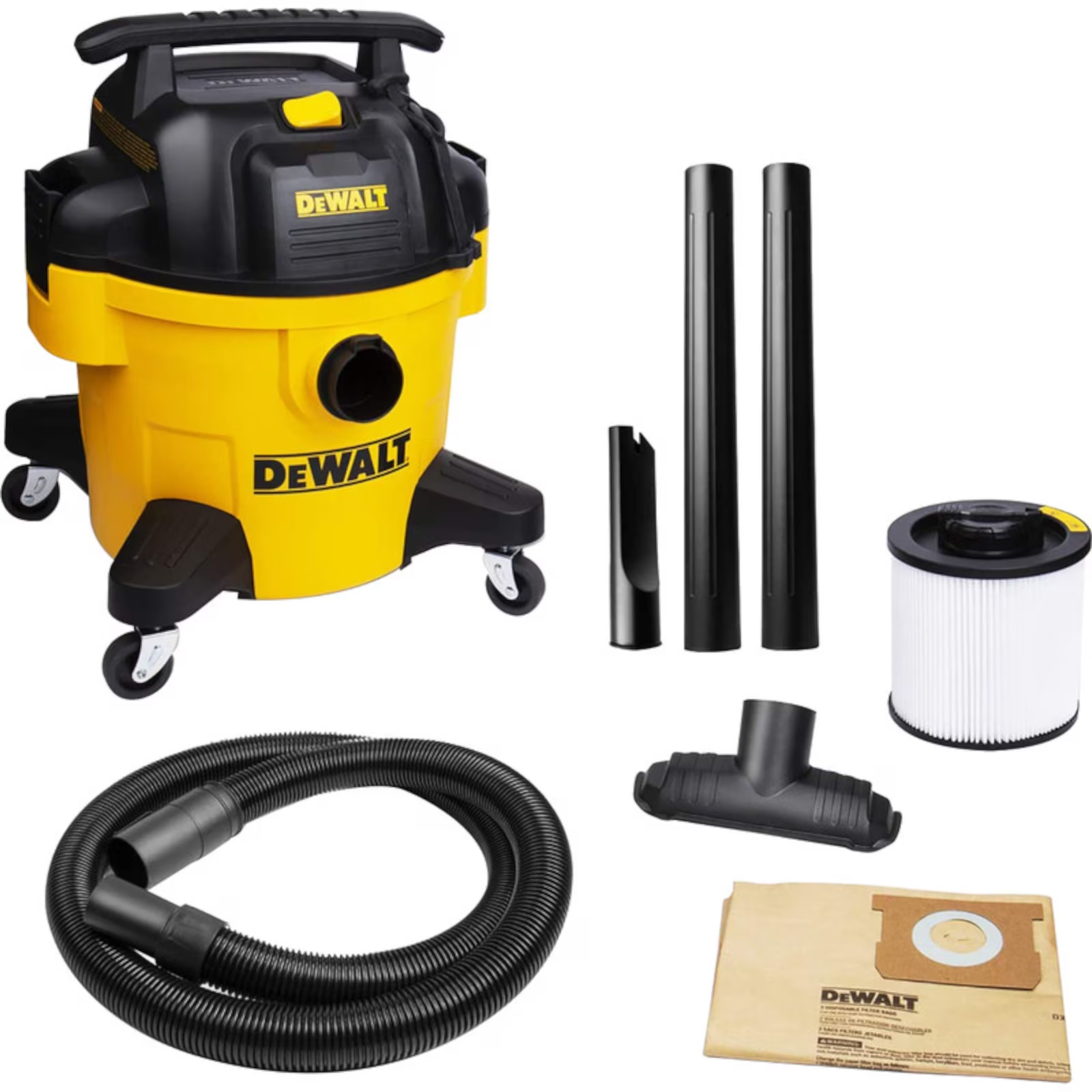 DeWalt DXV20P Nedves-Száraz Porszívó (DXV20P)