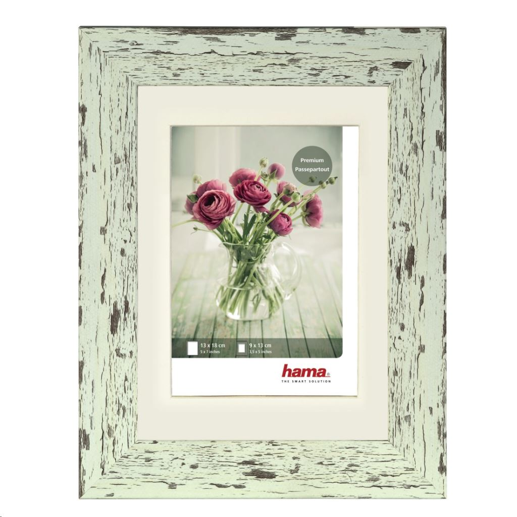 Hama 175283 Chalet műanyag keret 13x18 cm-es pasztell menta (175283)