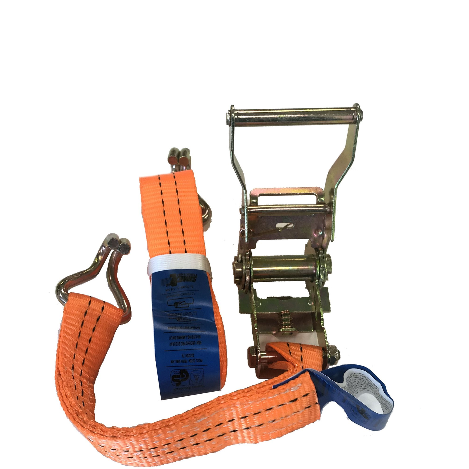 SIMEX feszítőpánt - szabad végű 2'/3 t/6 méter - horoggal (UP3060)